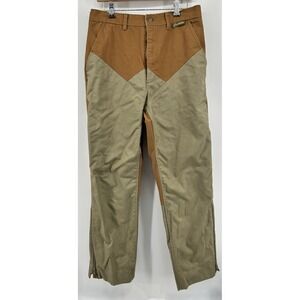 Gamehide Heavy Duty Briar Proof Upland Pants Marsh Brown Canvas Men's 34x31